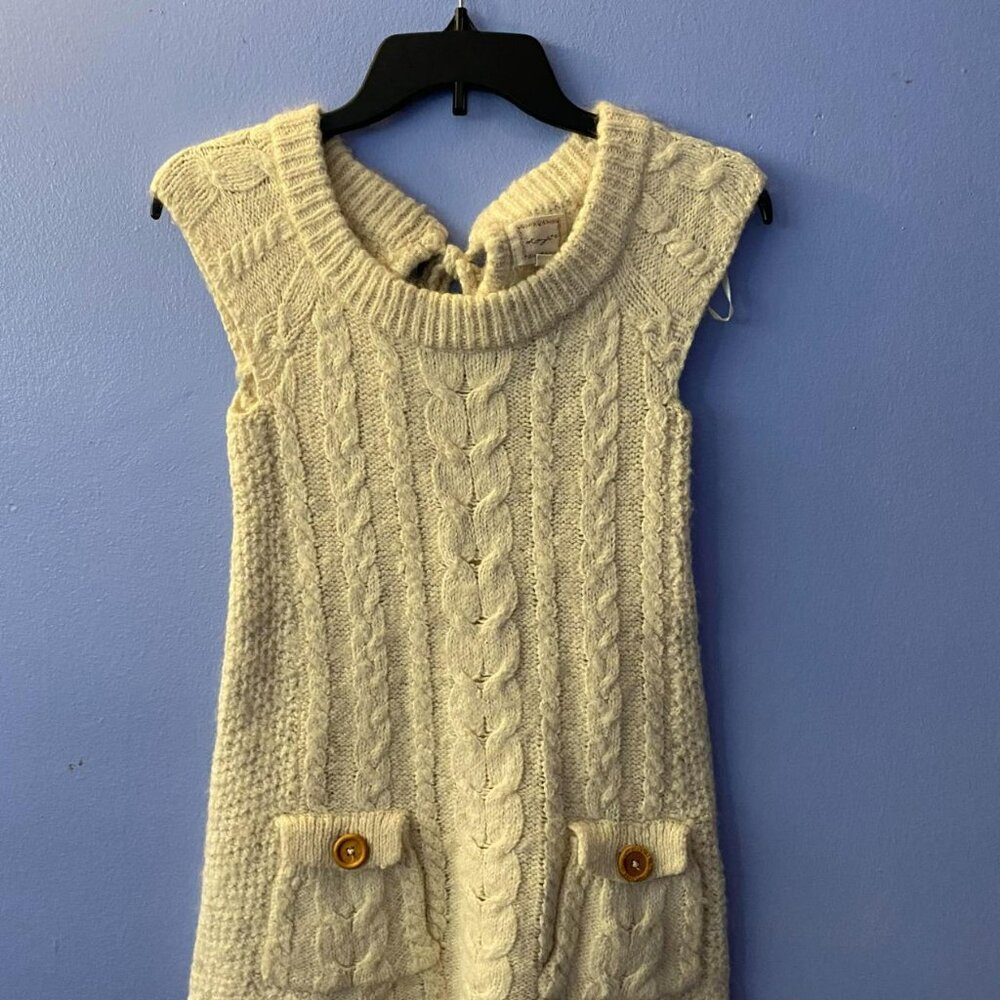 Kenji white knitted dress/shirt